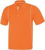 Baw Men's SS Color Rib Shoulder Cool-Tek Polos