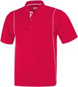 Baw Men's SS Color Rib Shoulder Cool-Tek Polos