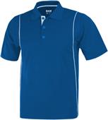 Baw Men's SS Color Rib Shoulder Cool-Tek Polos