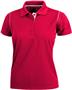 Ladies SS Color Rib Shoulder Cool-Tek Polo Shirts