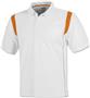 Men's SS White Rib Shoulder Cool-Tek Polo Shirts