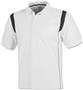 Men's SS White Rib Shoulder Cool-Tek Polo Shirts