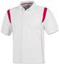 Men's SS White Rib Shoulder Cool-Tek Polo Shirts
