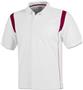 Men's SS White Rib Shoulder Cool-Tek Polo Shirts