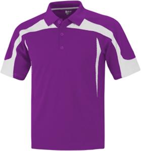 purple white polo shirts