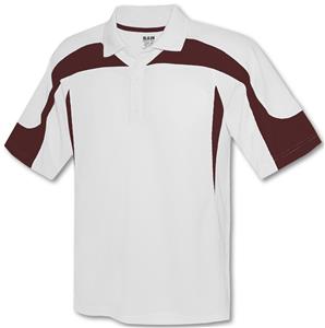WHITE/MAROON