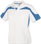 Ladies SS White Body Eagle Cool-Tek Polo Shirts