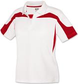 Baw Ladies SS White Body Eagle Cool-Tek Polo Shirt