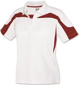 Baw Ladies SS White Body Eagle Cool-Tek Polo Shirt