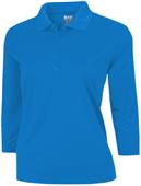Baw Ladies 3/4 Sleeve Xtreme-Tek Polo Shirts Baw Ladies 3/4 Sleeve Xtreme-Tek Polo Shirts