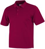 Baw Men's Short Sleeve Solid Cool-Tek Polo Shirts