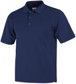 Baw Men's Short Sleeve Solid Cool-Tek Polo Shirts