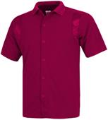 Baw Men's SS Full Button Cool-Tek Polo Shirts