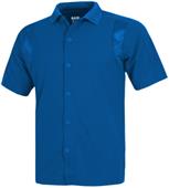 Baw Men's SS Full Button Cool-Tek Polo Shirts