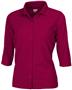 Ladies 3/4 Sleeve Full Button Cool-Tek Polo Shirts