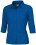 Ladies 3/4 Sleeve Full Button Cool-Tek Polo Shirts