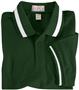 Adult SS Color Wide Stripe Collar Polo Shirts