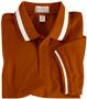 Adult SS Color Wide Stripe Collar Polo Shirts