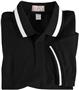 Adult SS Color Wide Stripe Collar Polo Shirts