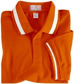 Baw Youth SS Color Wide Stripe Collar Polo Shirts