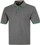 Adult SS Heather Body Contrast Placket Polo Shirts