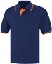 Adult SS Contrast Placket Polo Shirts