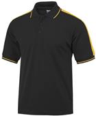 Baw Adult Short Sleeve Shoulder Stripe Polo Shirts