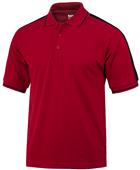 Baw Adult Short Sleeve Shoulder Stripe Polo Shirts