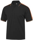 Baw Adult Short Sleeve Shoulder Stripe Polo Shirts