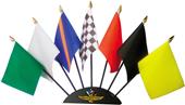 NASCAR Indy Motor Speedway Seven Piece Flag Set NASCAR Indy Motor Speedway Seven Piece Flag Set