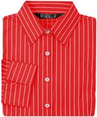 Baw Ladies 3/4 Sleeve Hi-Density Gingham Shirts Baw Ladies 3/4 Sleeve Hi-Density Gingham Shirts