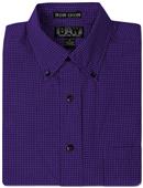 Baw Men's LS Mini Plaid Gingham Woven Shirts Baw Men's LS Mini Plaid Gingham Woven Shirts