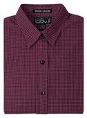 Baw Ladies LS Mini Plaid Gingham Woven Shirts Baw Ladies LS Mini Plaid Gingham Woven Shirts