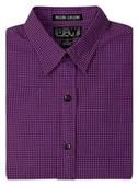Baw Ladies LS Mini Plaid Gingham Woven Shirts Baw Ladies LS Mini Plaid Gingham Woven Shirts