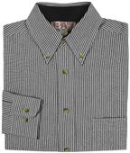 Baw Men's LS Classic Stripe Gingham Woven Shirts