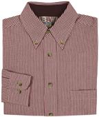 Baw Men's LS Classic Stripe Gingham Woven Shirts