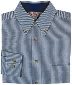 Baw Men's LS Classic Stripe Gingham Woven Shirts