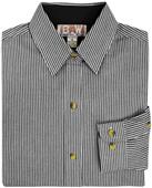 Baw Ladies LS Classic Stripe Gingham Woven Shirts