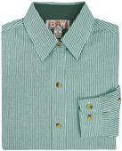 Baw Ladies LS Classic Stripe Gingham Woven Shirts