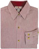 Baw Ladies LS Classic Stripe Gingham Woven Shirts