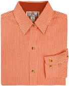 Baw Ladies LS Classic Stripe Gingham Woven Shirts