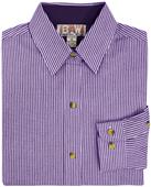 Baw Ladies LS Classic Stripe Gingham Woven Shirts