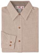 Baw Ladies LS Houndstooth Gingham Woven Shirts Baw Ladies LS Houndstooth Gingham Woven Shirts