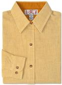 Baw Ladies LS Houndstooth Gingham Woven Shirts Baw Ladies LS Houndstooth Gingham Woven Shirts