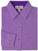 Baw Ladies LS Houndstooth Gingham Woven Shirts Baw Ladies LS Houndstooth Gingham Woven Shirts