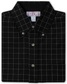 Baw Men's LS Window Pane Gingham Woven Shirts