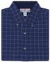 Men's LS Window Pane Gingham Woven Shirts