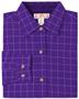 Ladies LS Window Pane Gingham Woven Shirts