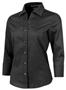 Ladies 3/4 Sleeve Diamond Dobby Gingham Blouses