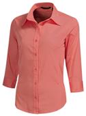 Baw Ladies 3/4 Sleeve Rainbow Woven Blouses Baw Ladies 3/4 Sleeve Rainbow Woven Blouses